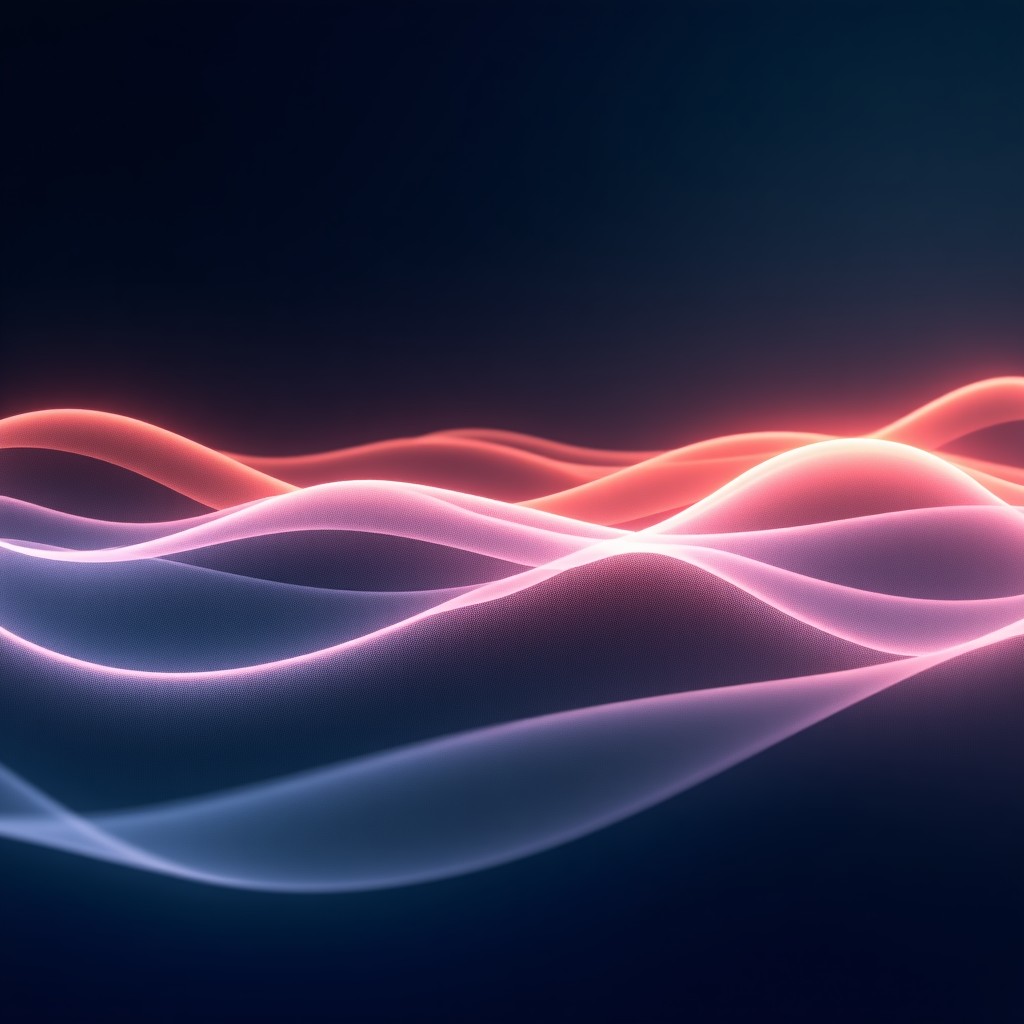 Abstract representation of digital ethical boundaries, glowing lines and subtle textures, sophisticated composition, 4:3