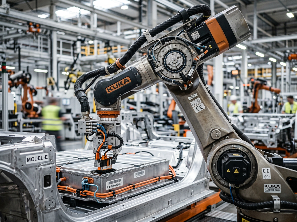 공장 현장의 스마트 로봇