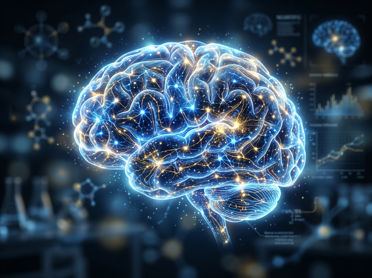 집중하는 뇌의 추상적 표현