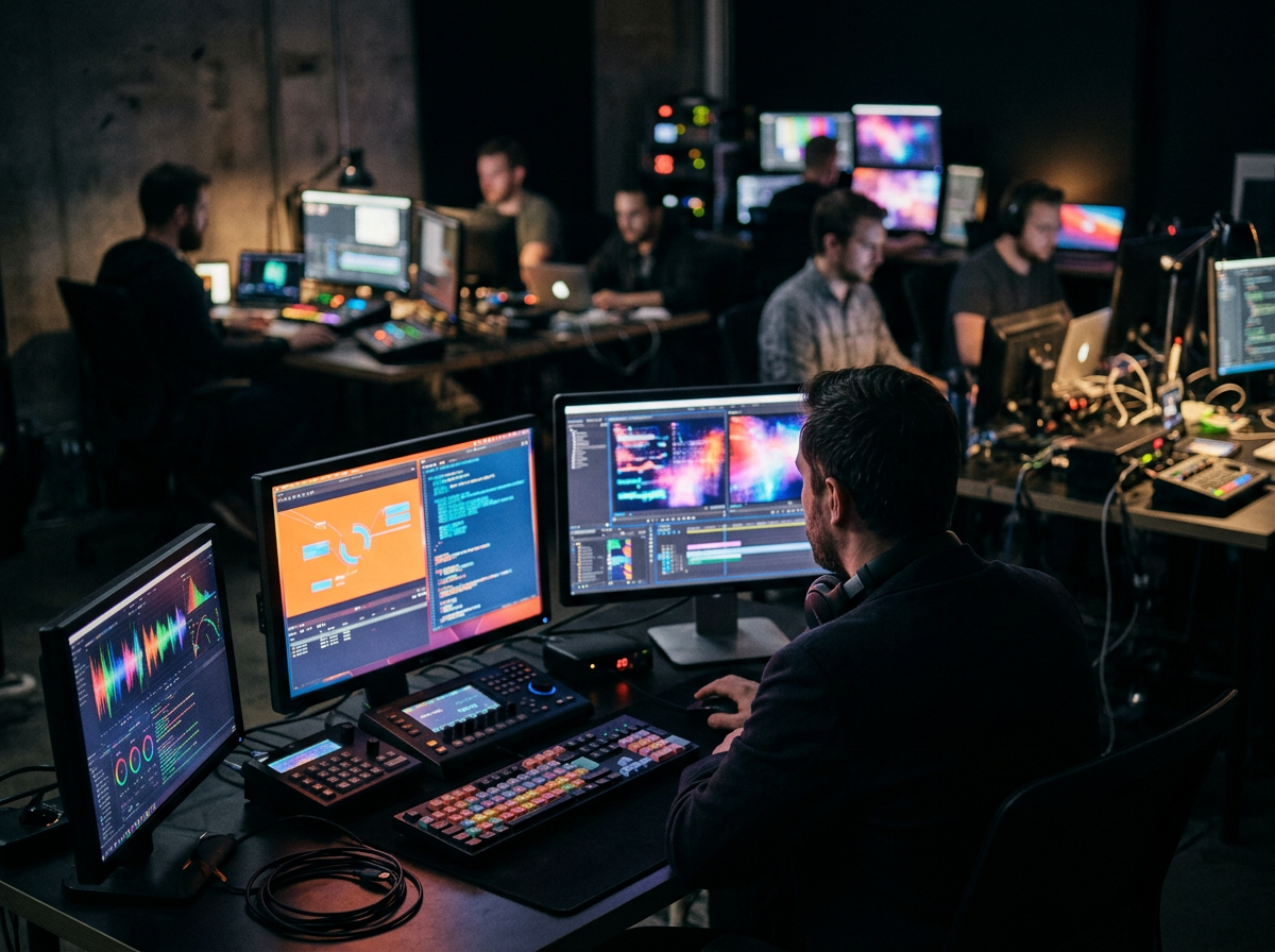 다수가 함께 콘텐츠를 공유하는 느낌