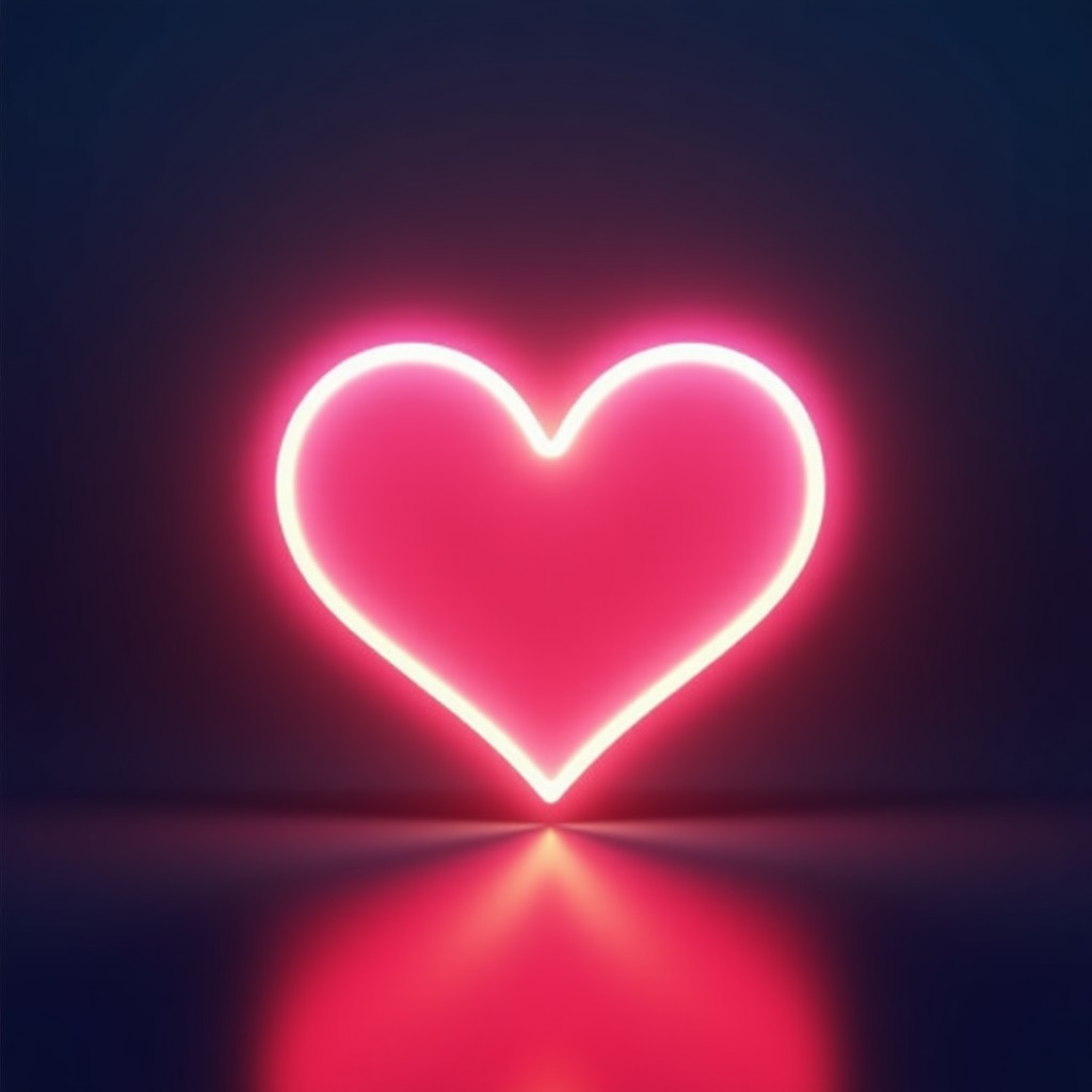Abstract representation of digital hearts connecting within a modern app interface, soft glowing edges, vibrant yet professional color palette, high-tech but emotional atmosphere, 4:3 aspect ratio
