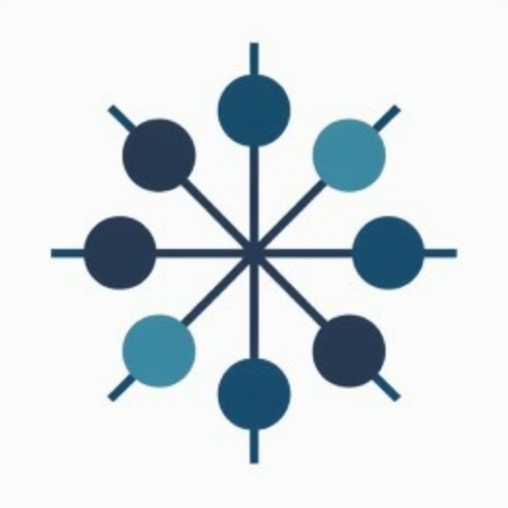 A sophisticated conceptual infographic style image showing data clusters coming together to form a meaningful connection, clean lines, professional aesthetic, no text, 4:3 aspect ratio