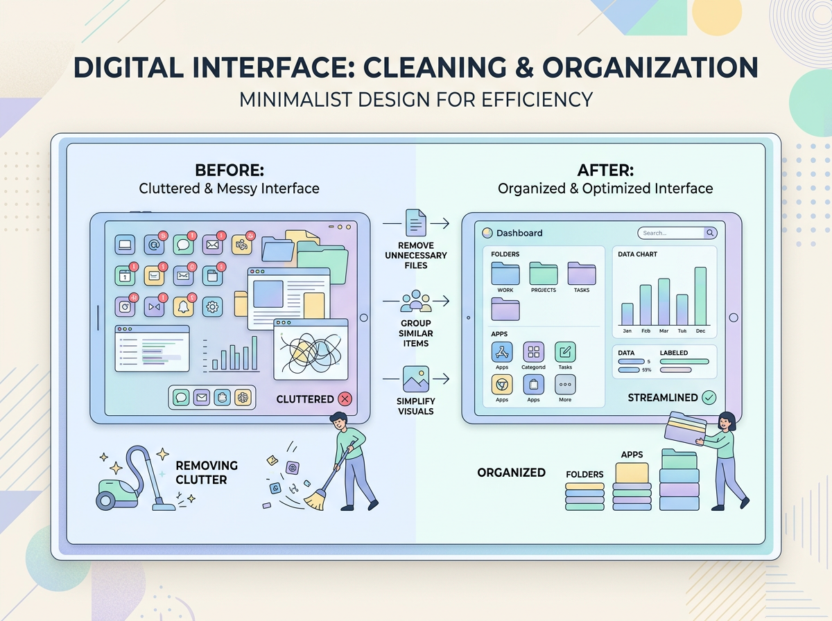 데이터 관리와 정돈된 디지털 환경