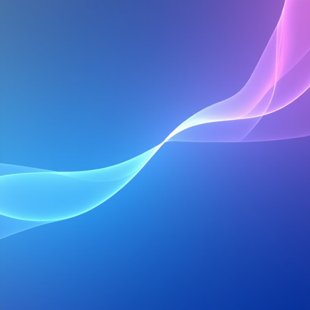 Abstract representation of digital subscription payment process with clean blue and purple gradient background, 16:9.