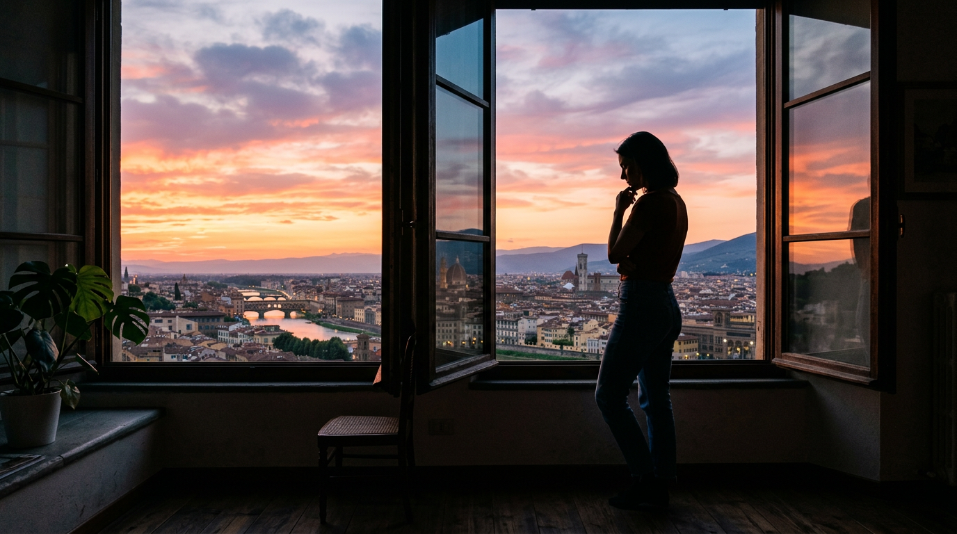 생각하는 사람의 모습