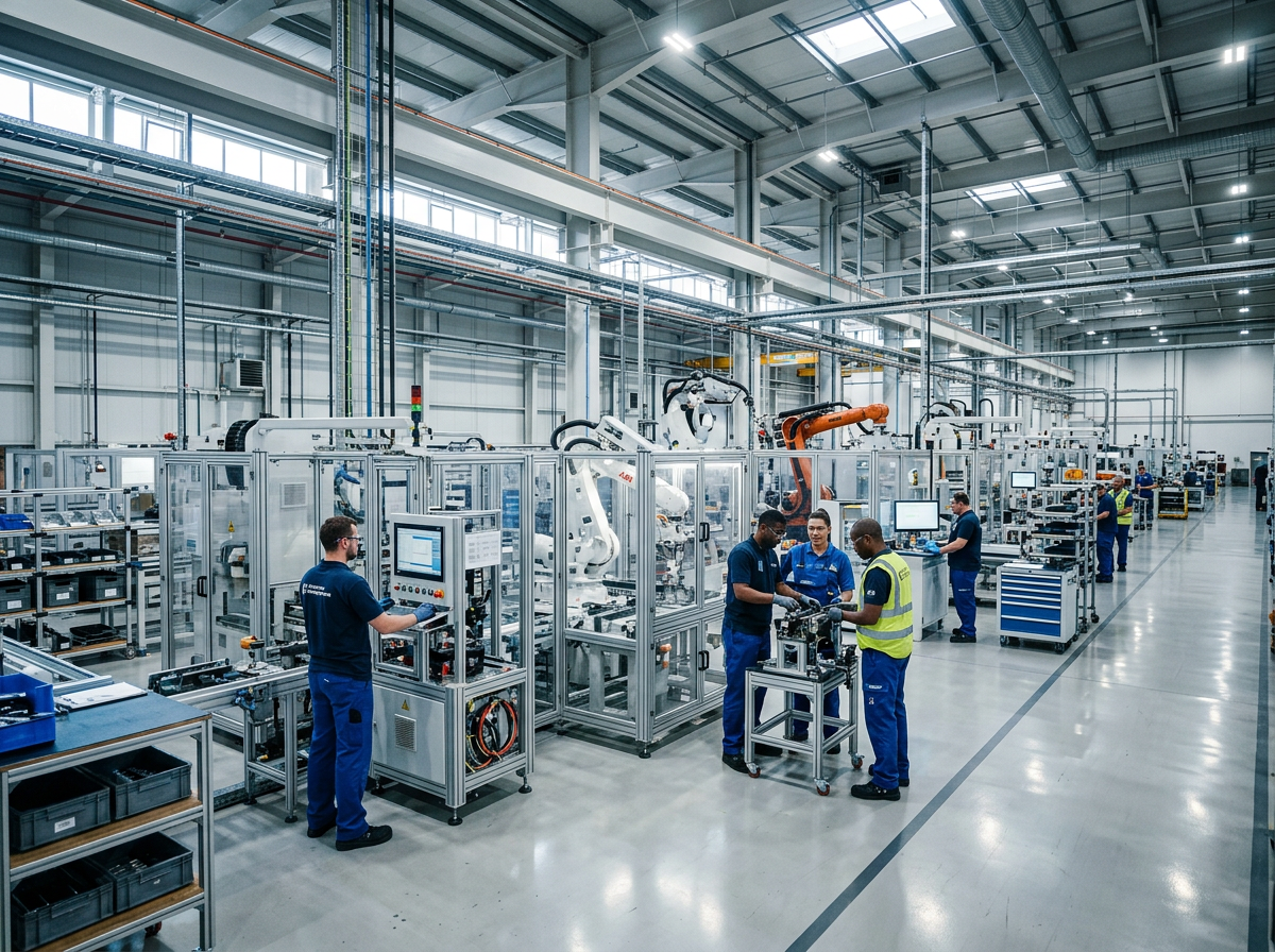 산업 현장의 다양한 업무 형태