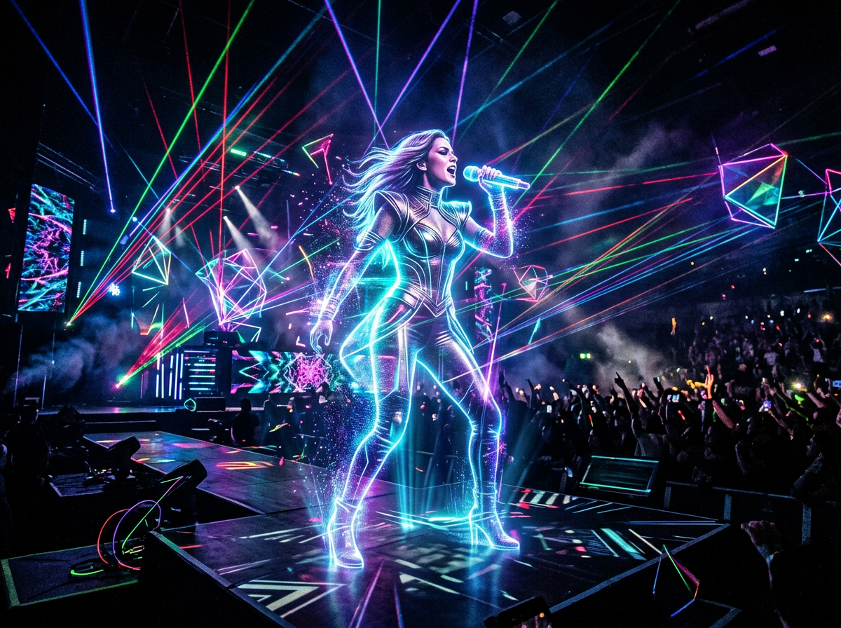 홀로그램 콘서트의 현대적인 모습