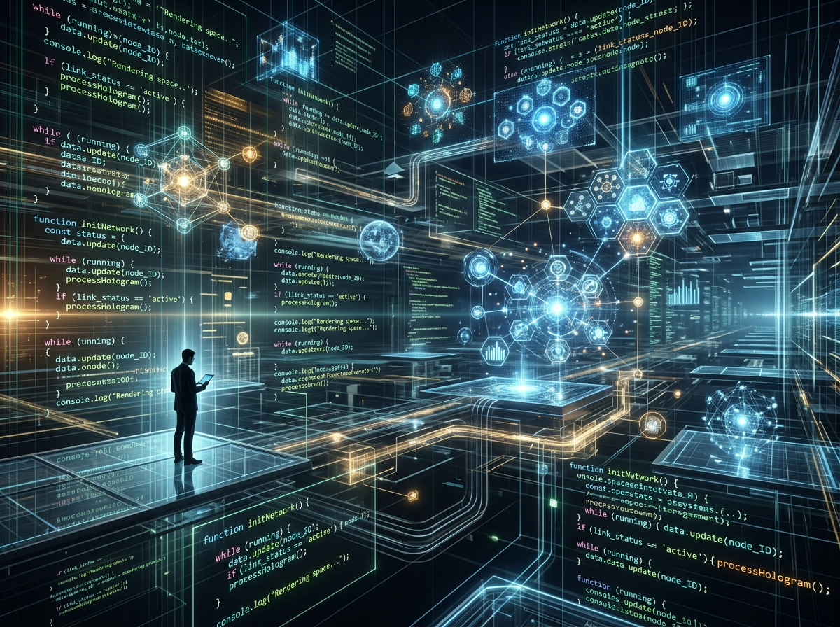 데이터와 코드로 가득 찬 디지털 미래