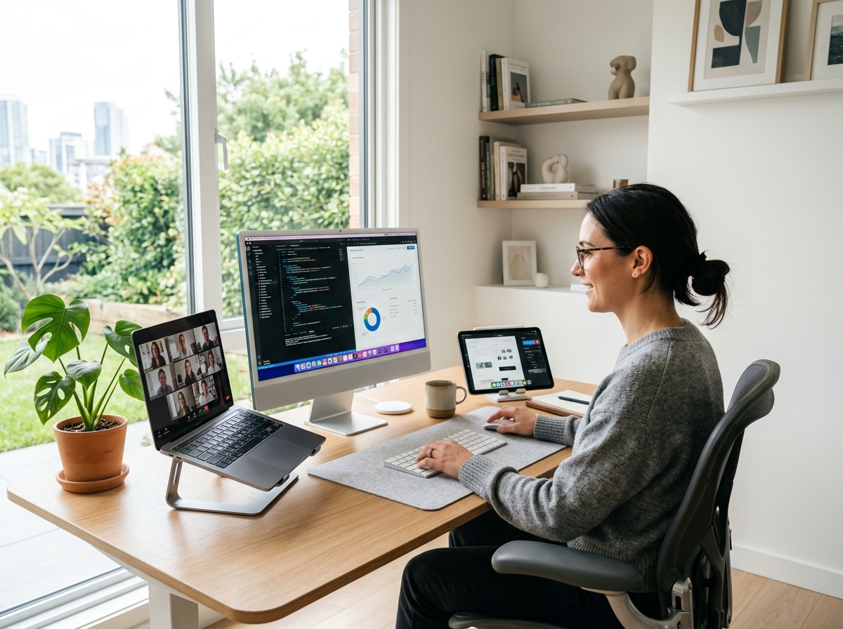 여러 개의 디바이스를 사용하는 현대인