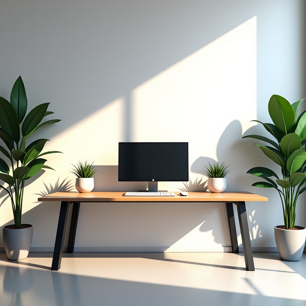 현대적인 사무실의 업무 공간