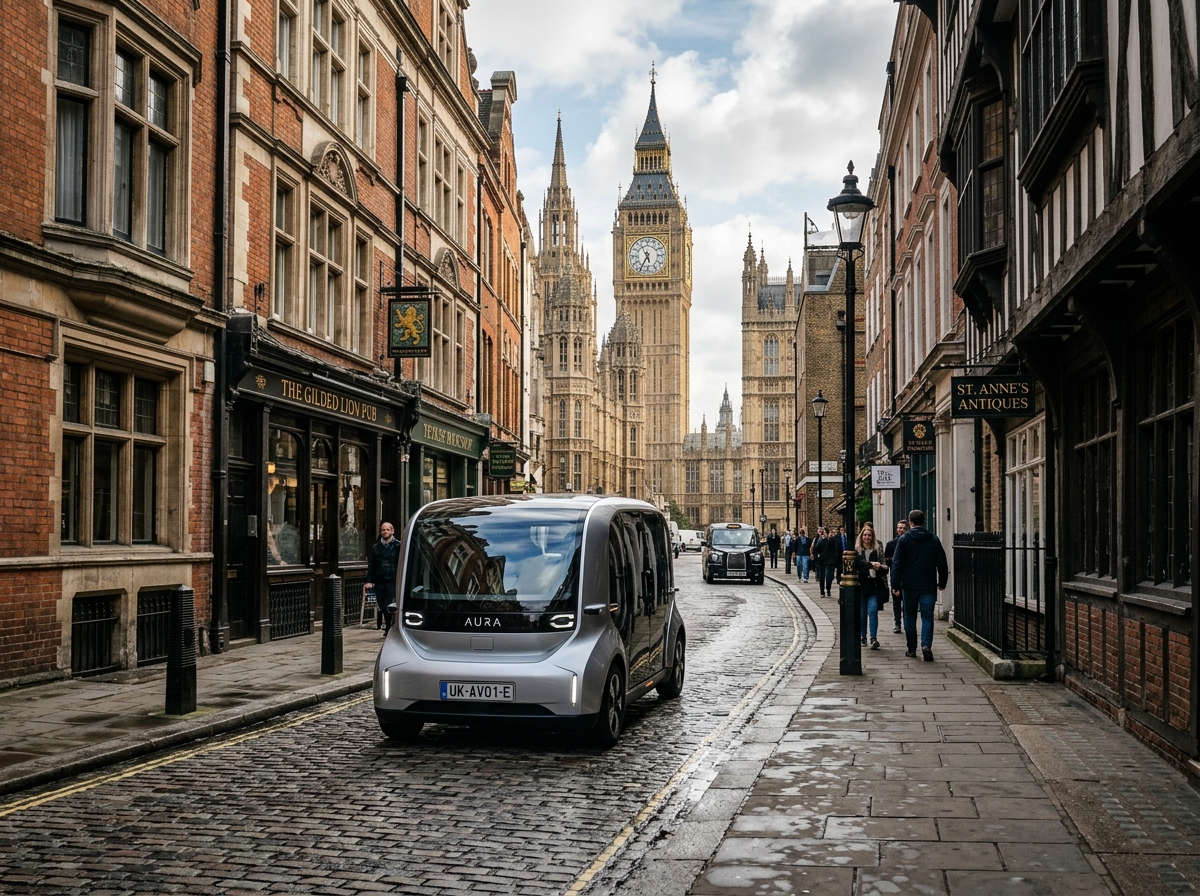 런던 도심의 미래 모빌리티