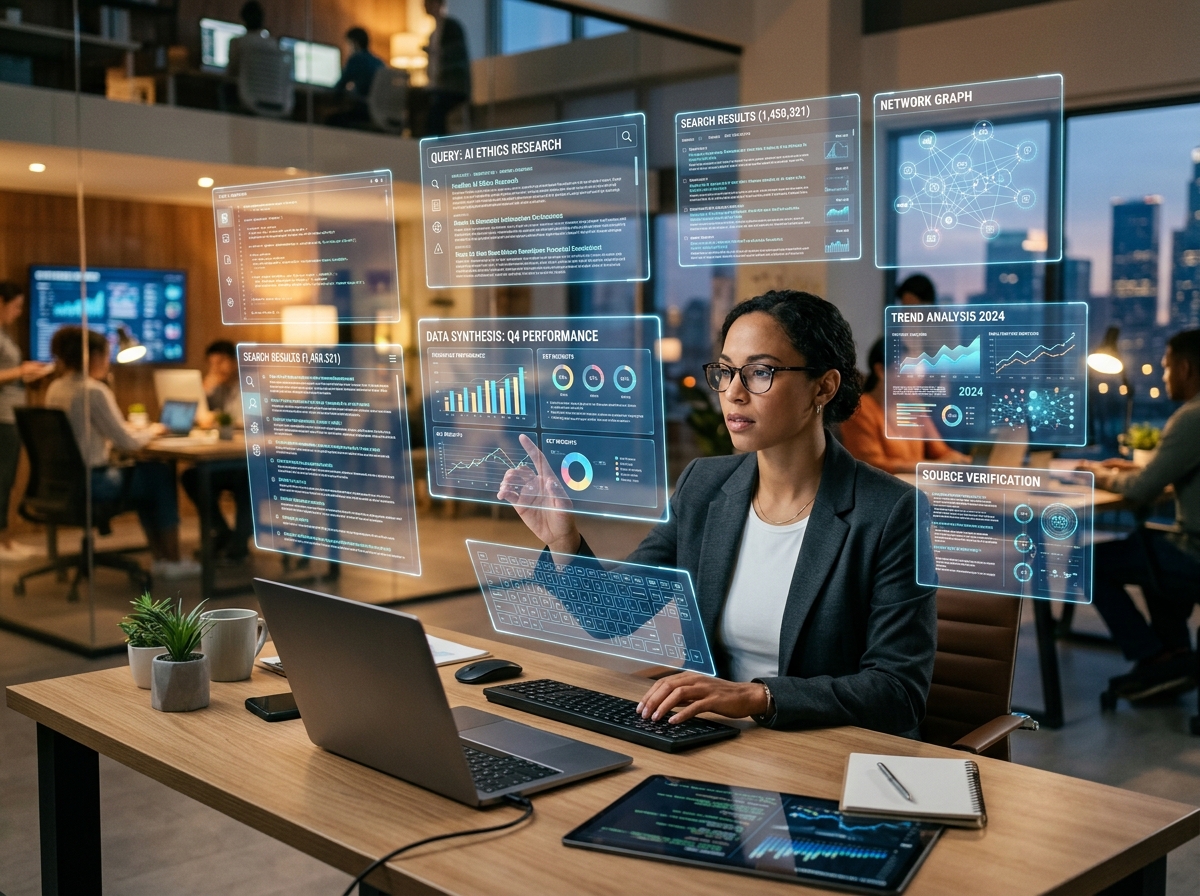 인공지능 검색 도구 사용