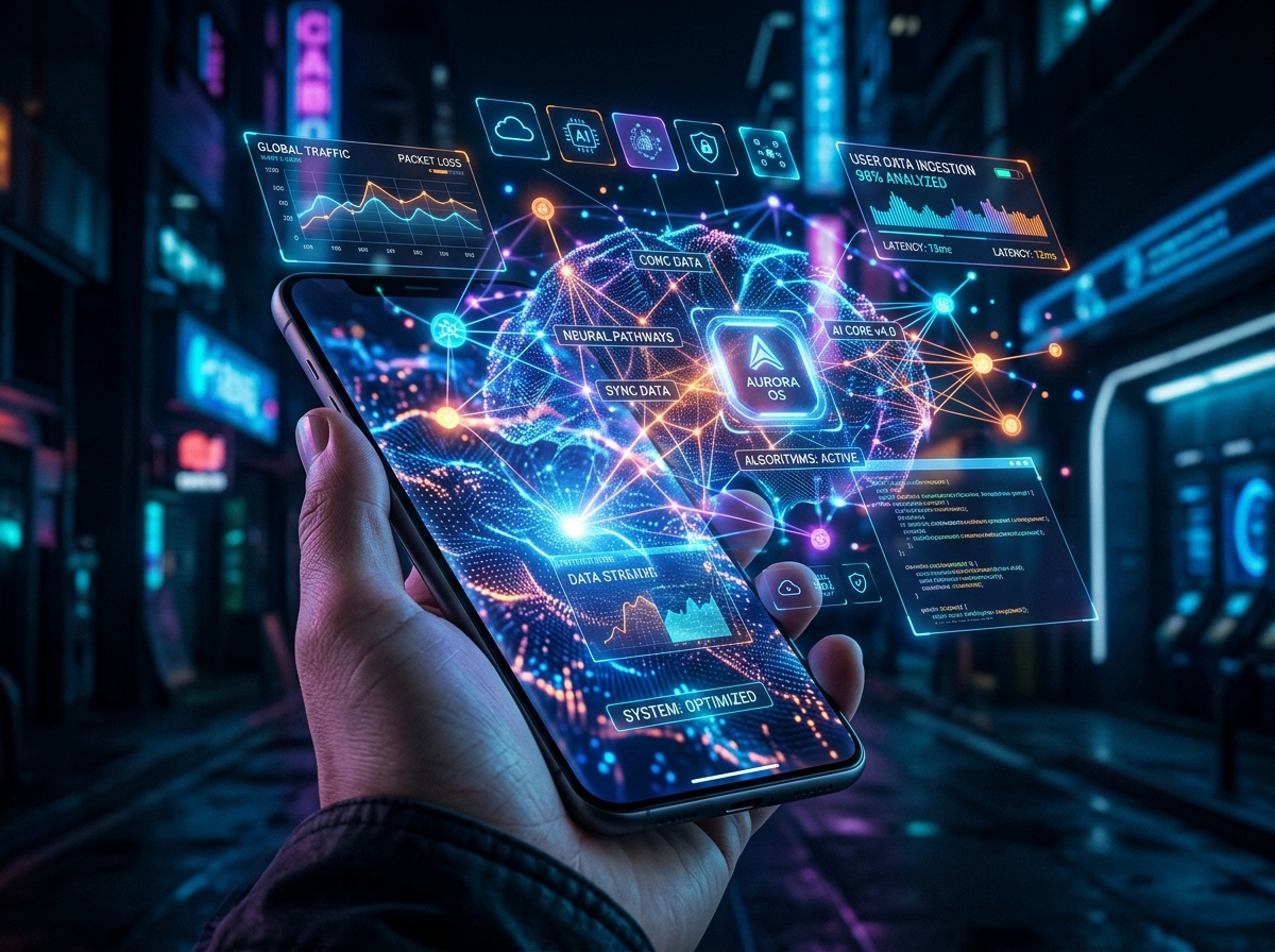 스마트폰을 제어하는 미래의 인공지능