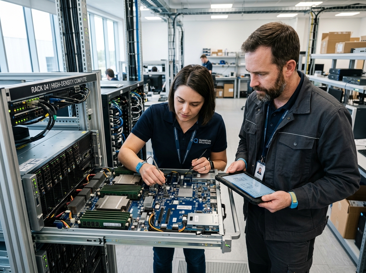 고성능 서버 부품을 다루는 엔지니어