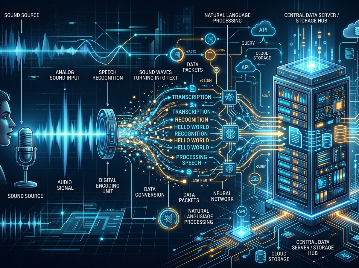 클라우드 기반 음성 데이터 처리 프로세스