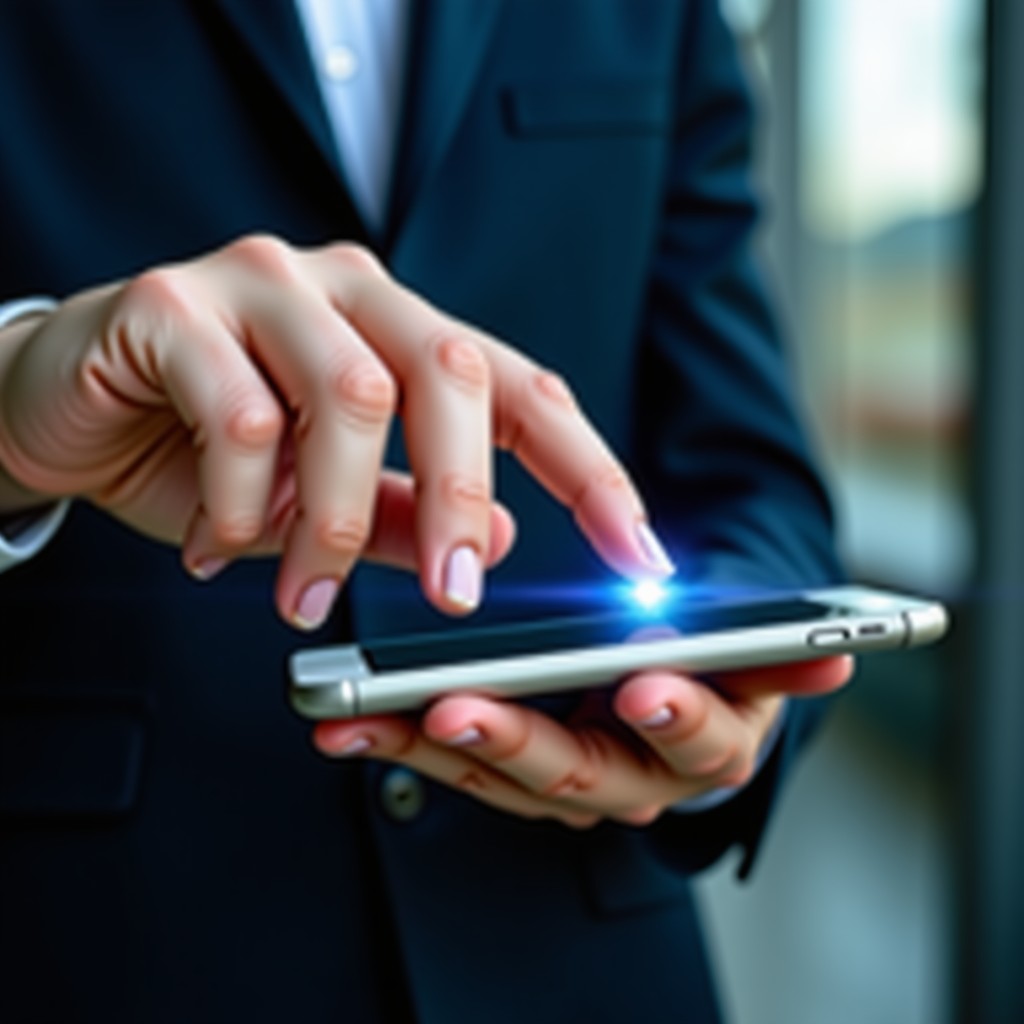 정교하게 만들어진 가상 인물의 손