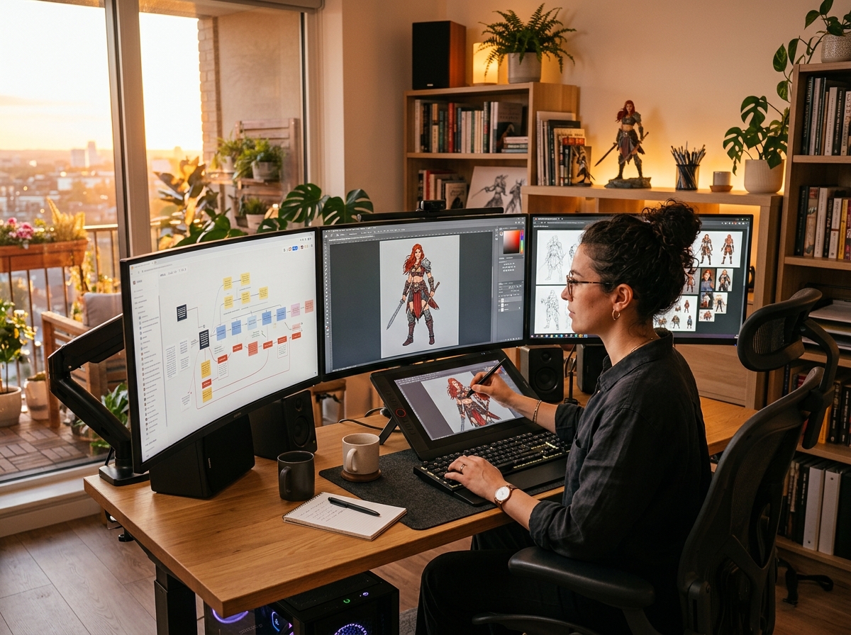 디지털 스토리텔링을 하는 창작자