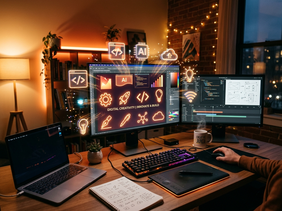 다양한 디지털 디자인 작업 환경