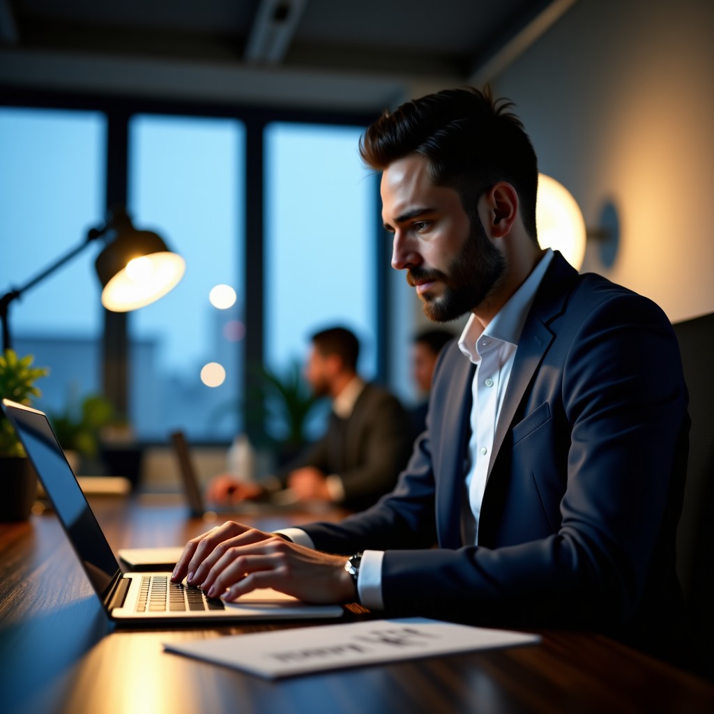 업무 생산성 향상 장면