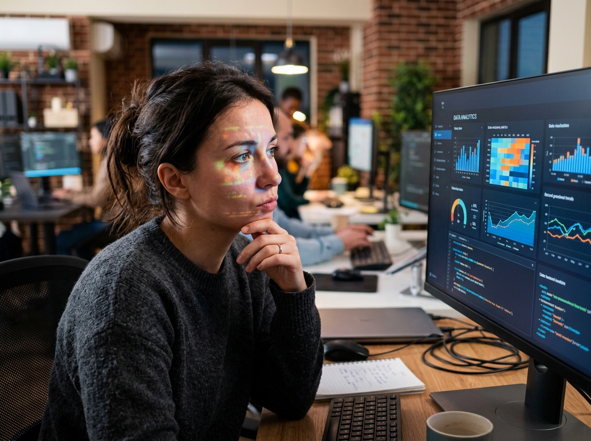 인공지능과 대화하는 모습