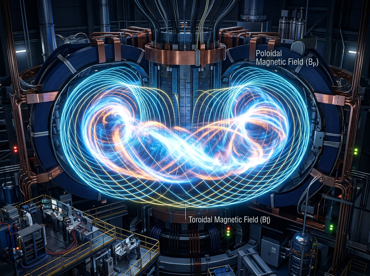 핵융합 반응 자기장 시각화