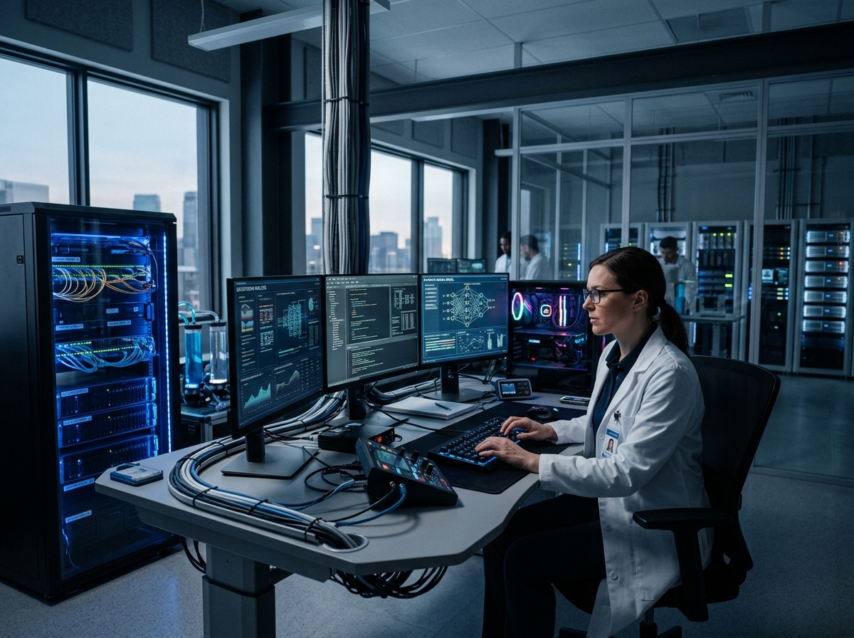 혁신적인 기술 연구소의 모습