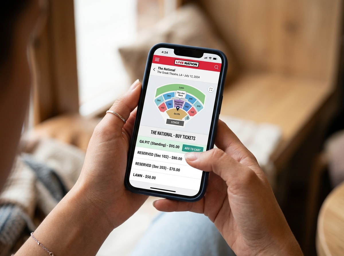 스마트폰에서 확인하는 콘서트 공연 정보