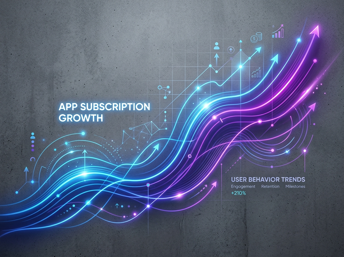 스마트폰 앱 통계 분석 그래픽