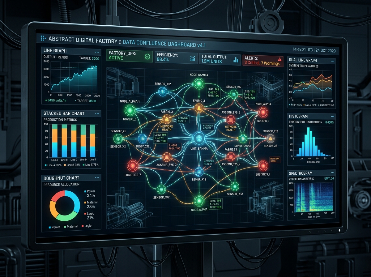 복잡한 데이터 시각화 인터페이스