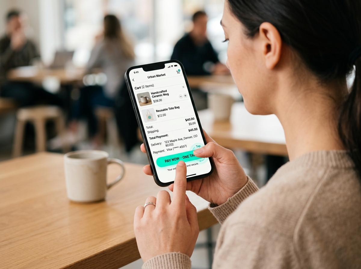 원탭 결제 시스템 인터페이스