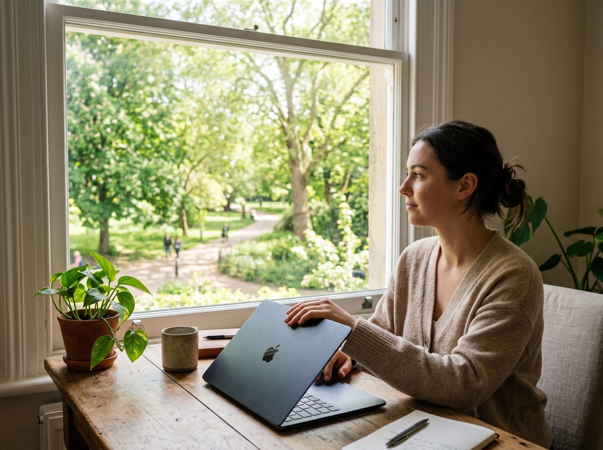 디지털 디톡스를 실천하는 사람