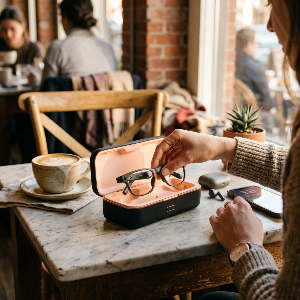 이동 중 충전하는 스마트글라스