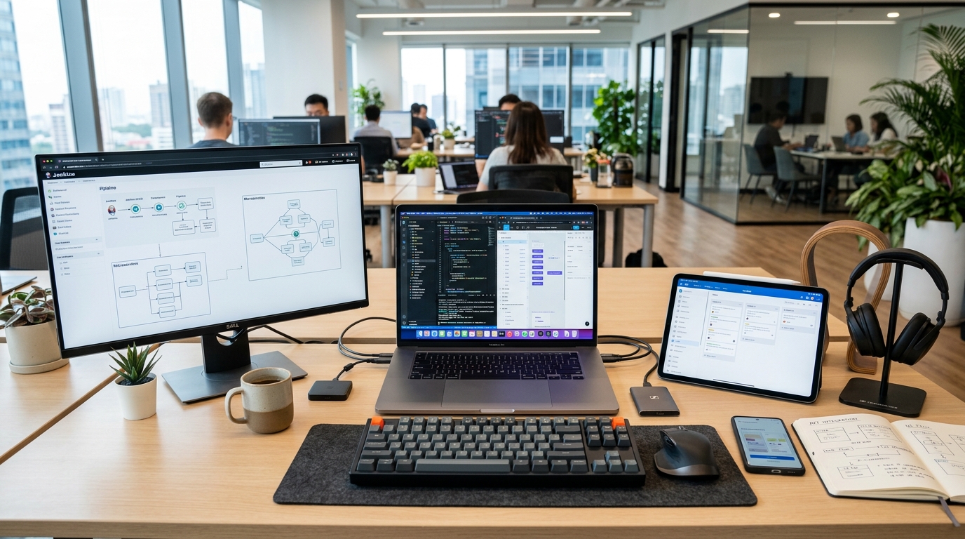 완성된 IT 솔루션 개념도