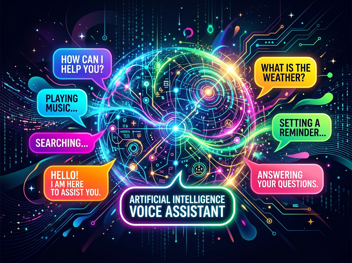 인공지능과 대화하는 디지털 UI 이미지